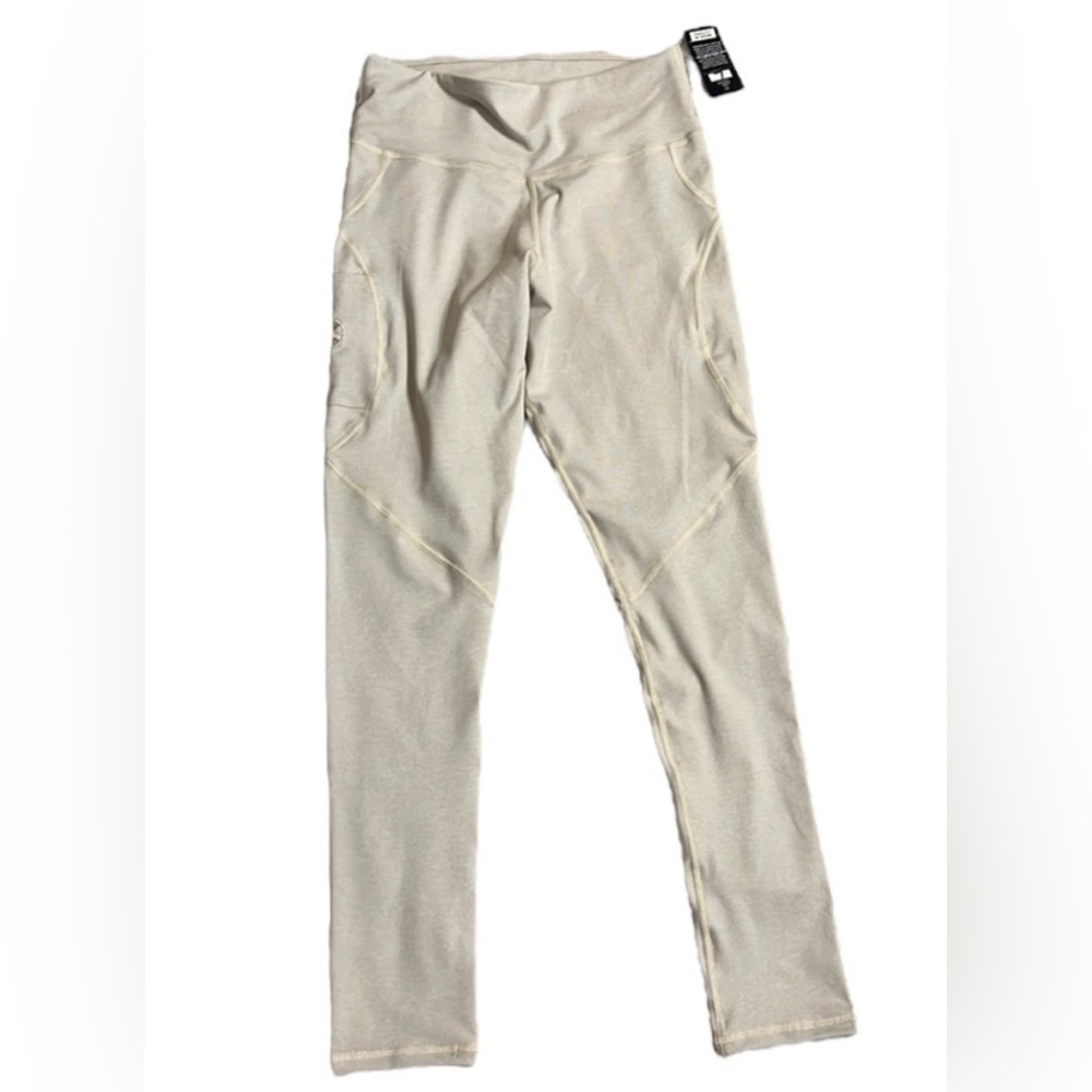 NWT Kathyana $128 leggings - grey/beige
